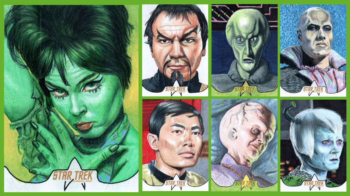 Star Trek Sketch cards
