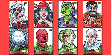 Marvel comics Sketch cards